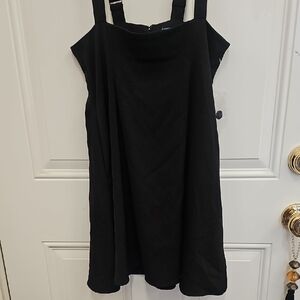 Modcloth, Overall, Black, Dress, Party, Preppy, School, Goth, Mini, Office,